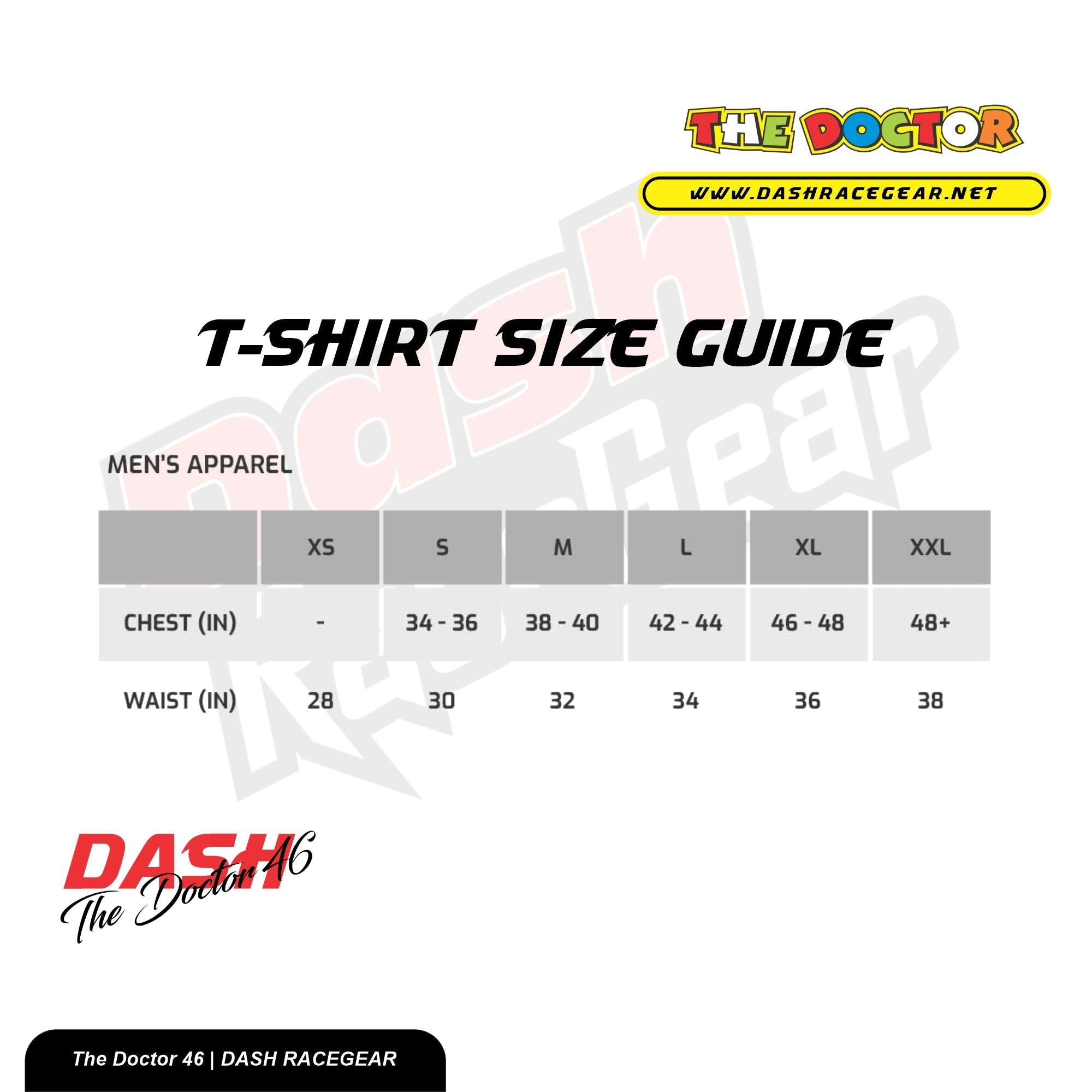 The Doctor Valentino Rossi Racing VR 46 T-SHIRT DASH RACEGEAR