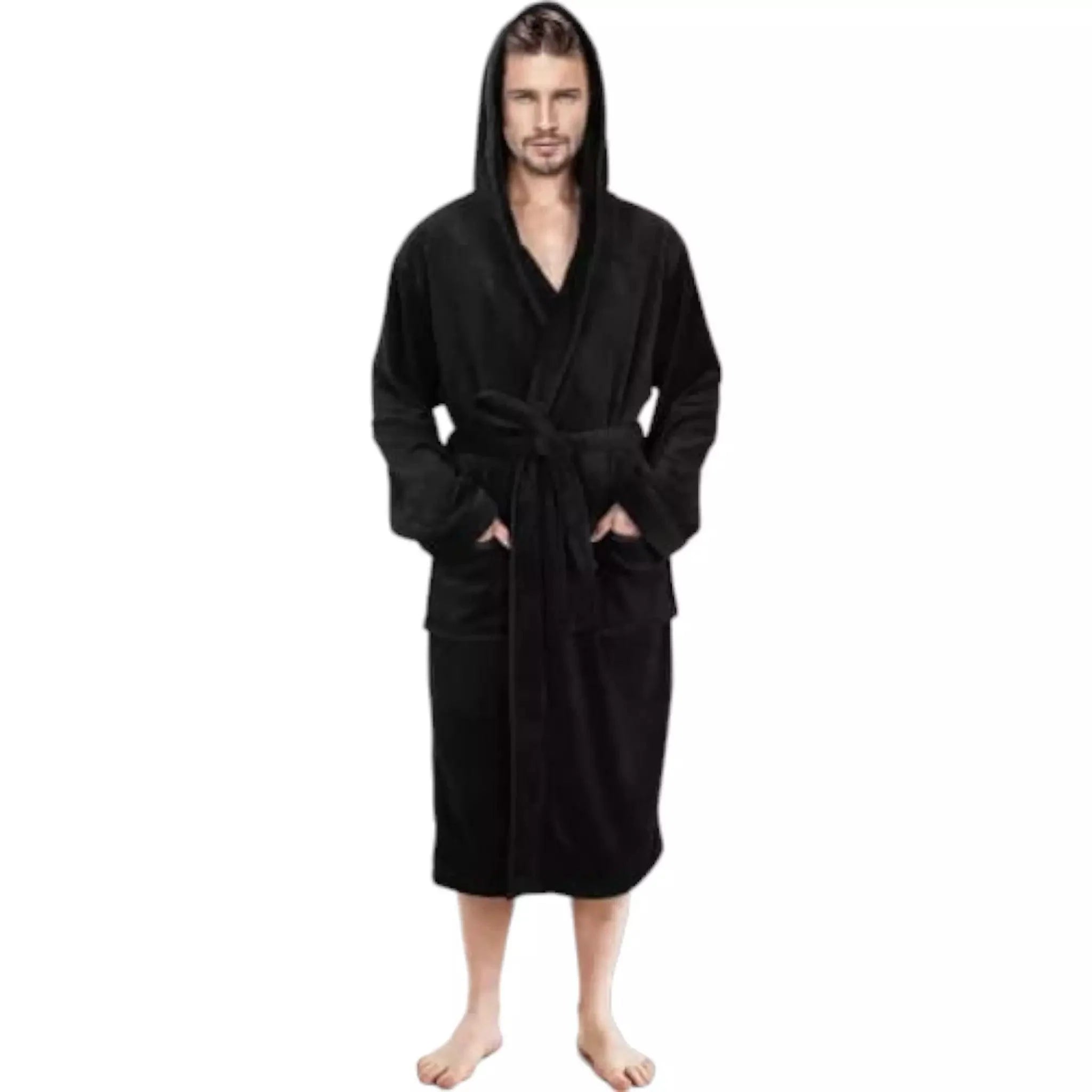 Unisex Fleece Hooded Bathrobes - Dash Racegear 