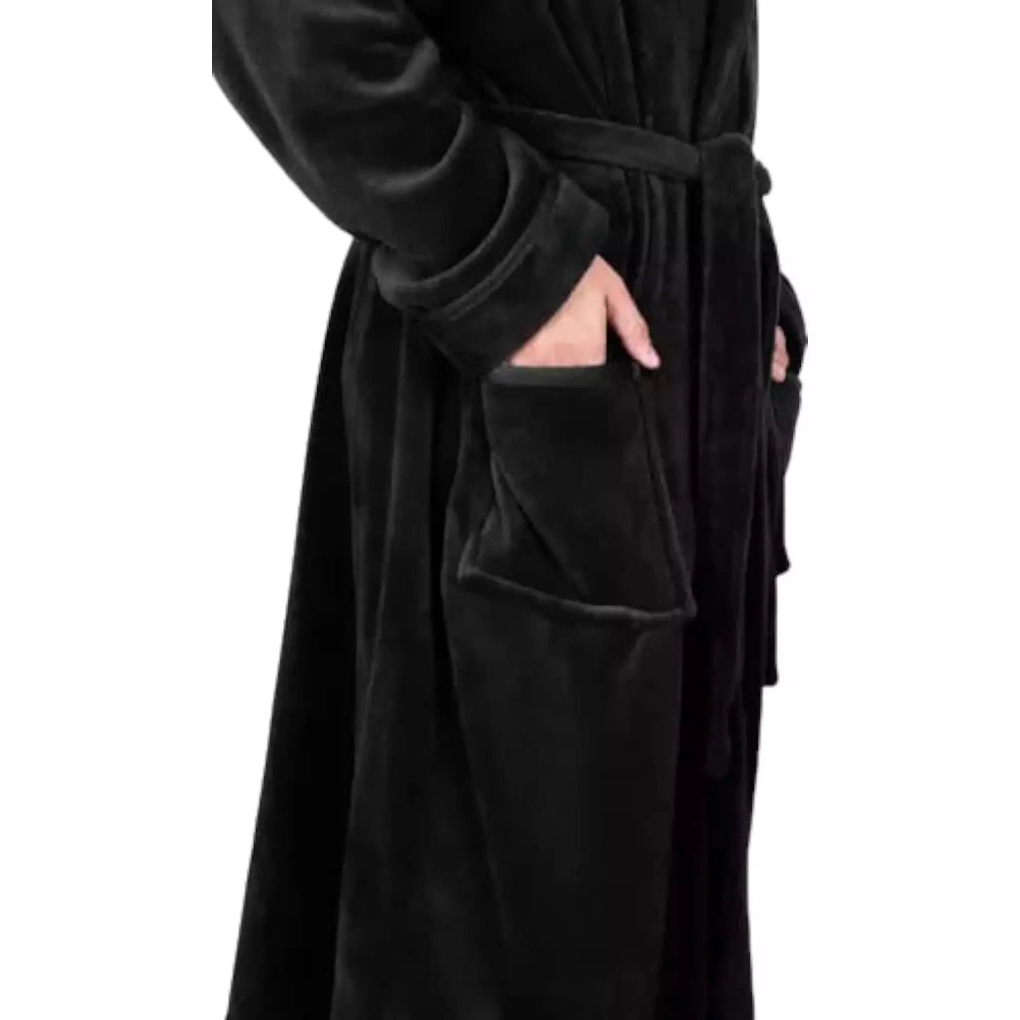 Unisex Fleece Hooded Bathrobes - Dash Racegear 