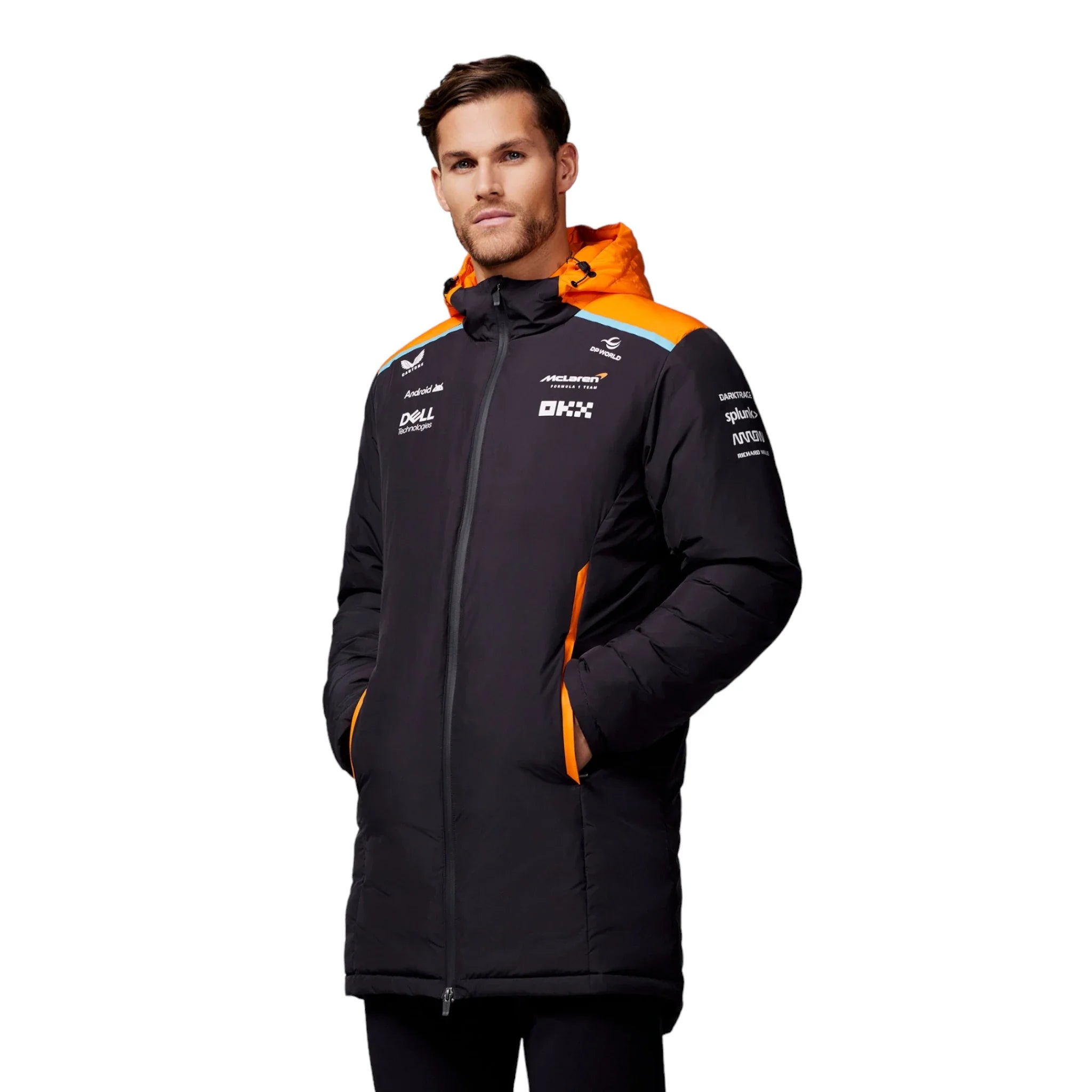 Unisex Official Teamwear Longline Padded Jacket Formula 1