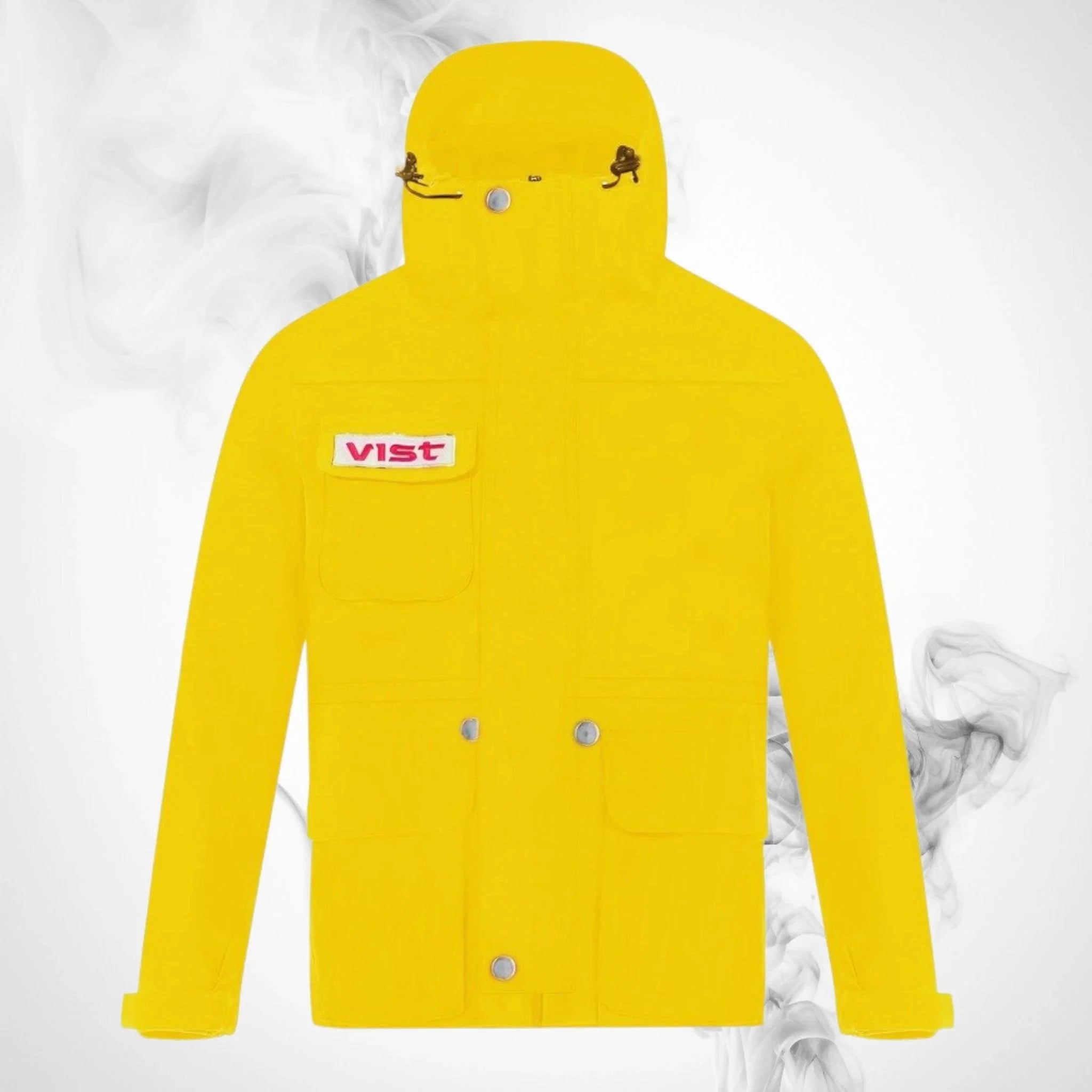 Ski VIST Raincoat Jr Yellow - 2019/20 - Dash Racegear 