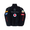 Vintage Edition Black Mercedes F1 Jacket Dash Racegear