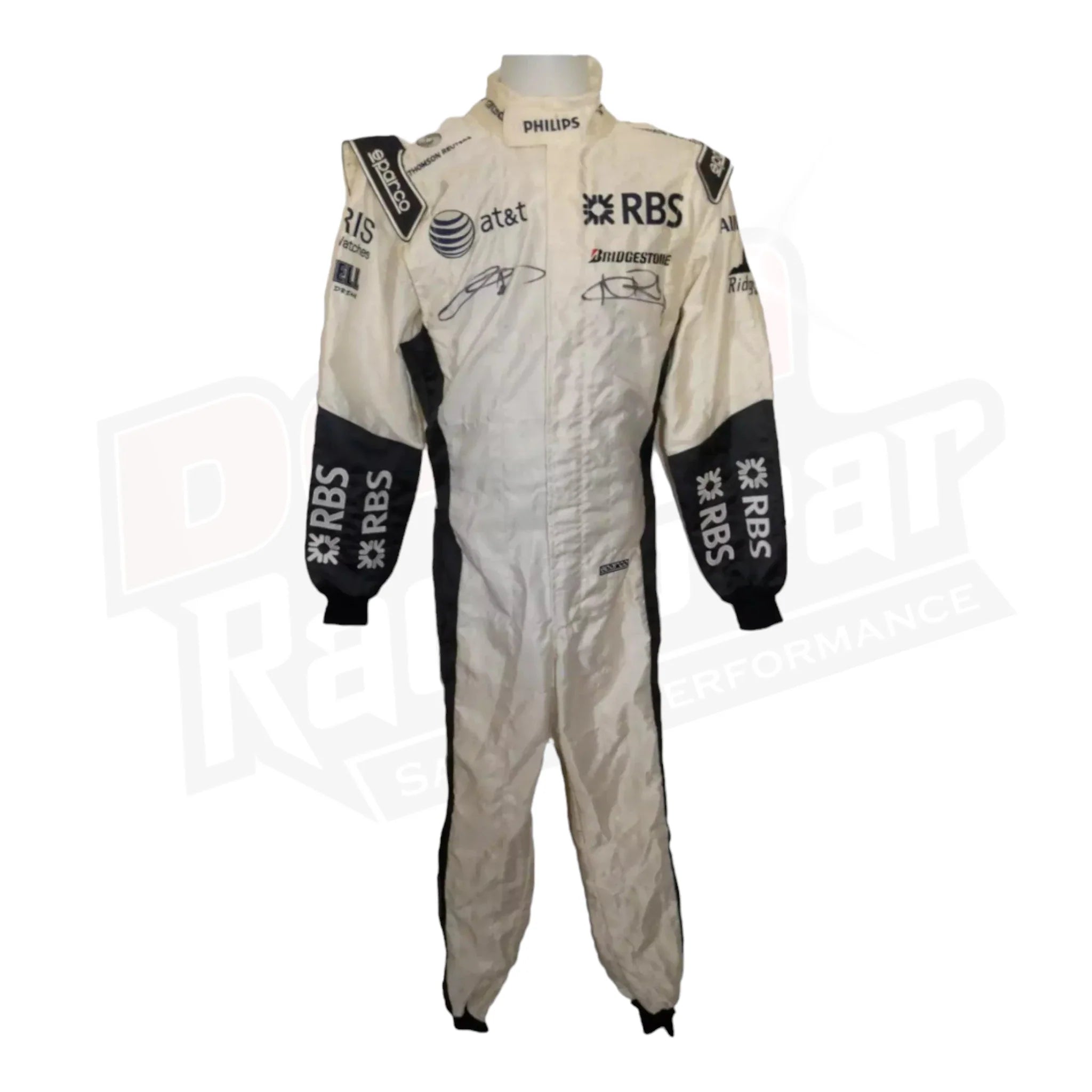 Williams2009driverpromotionalracesuitsignedbyRosbergandNakajima.webp