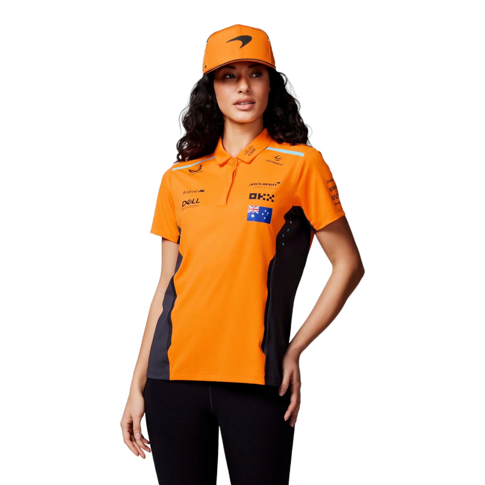 Womens Official Teamwear Polo Shirt Oscar Piastri Formula 1