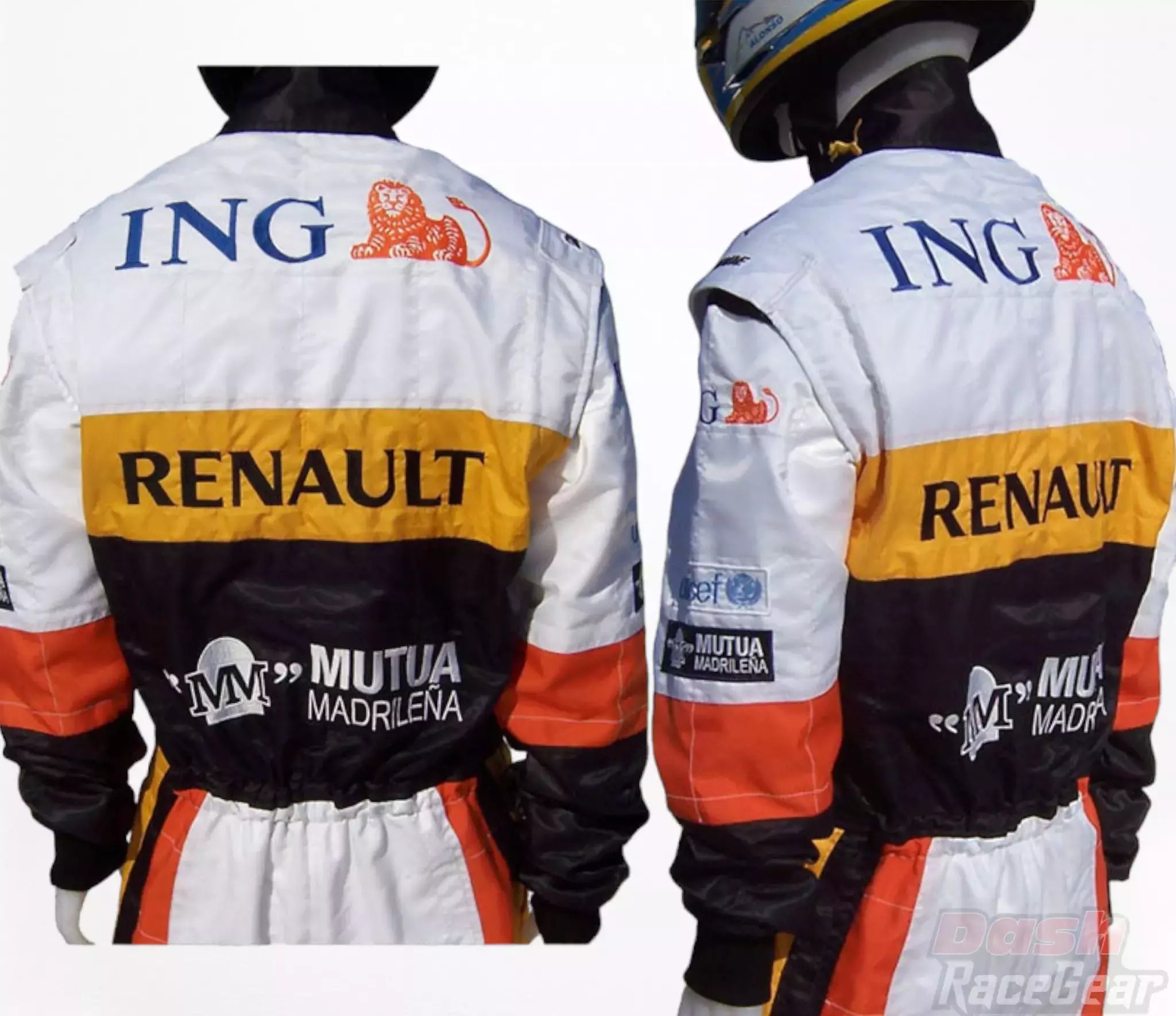 2008 Fernando Alonso Renault F1 Embroidered Racing Suit