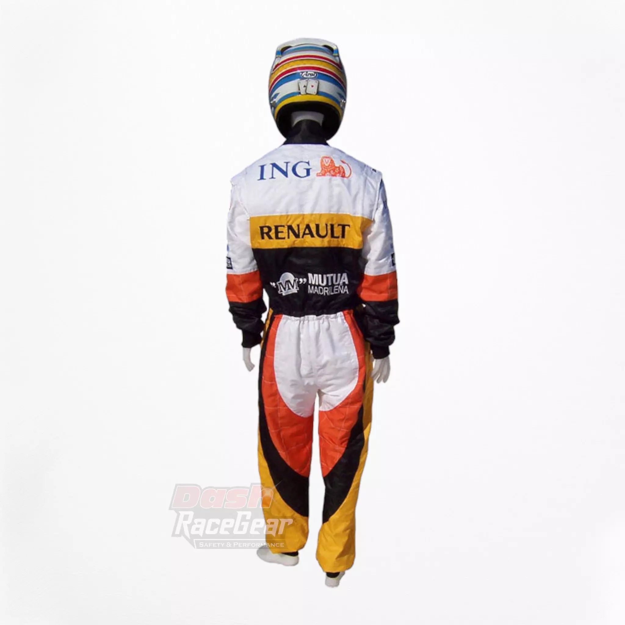 2008 Fernando Alonso Renault F1 Embroidered Racing Suit