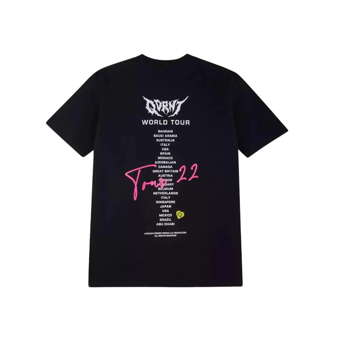 WORLD TOUR BLACK TEE Dash racegear