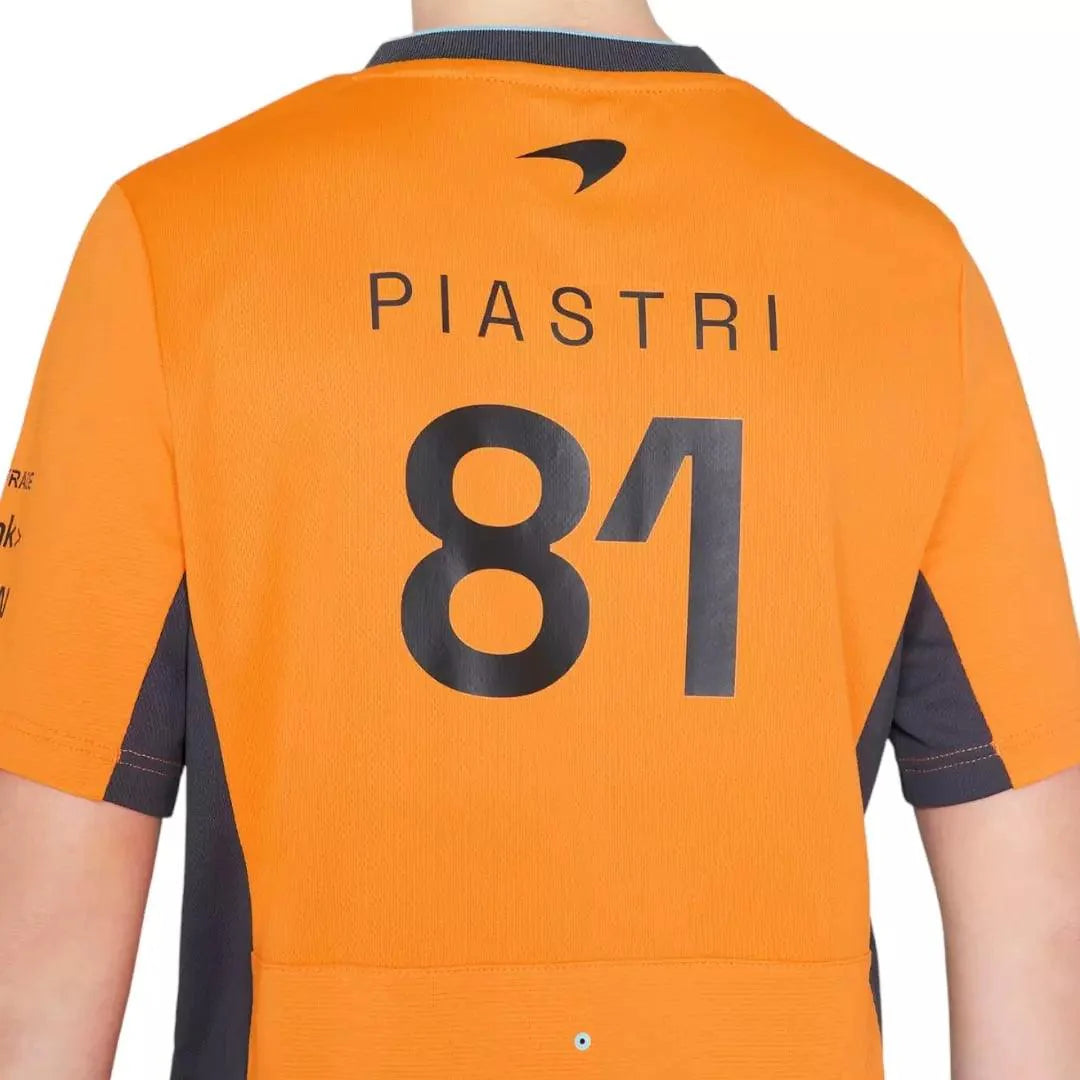 JUNIOR McLAREN REPLICA SET UP T-SHIRT OSCAR PIASTRI DASH RECEGEAR