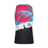 MIAMI GRAND PRIX MESH TANK - MITCHELL & NESS - BLACK/PINK DASH RECEGEAR