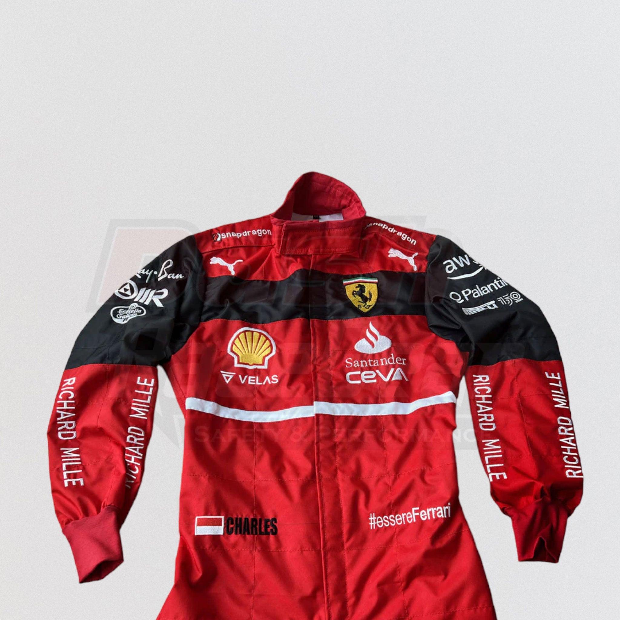 Charles Leclerc 2022 Replica Racing Suit DASH RACEGEAR