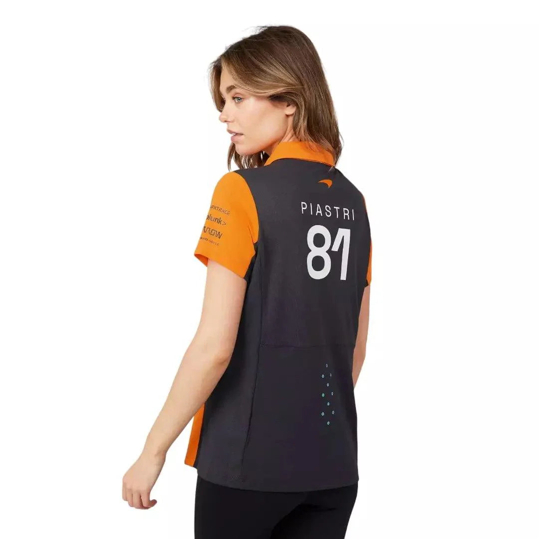 WOMENS McLAREN REPLICA POLO SHIRT OSCAR PIASTRI DASH RECEGEAR